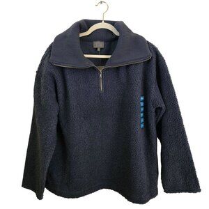 Berkley Jensen NWT Blue Boucle 1/4 Zip Size XL